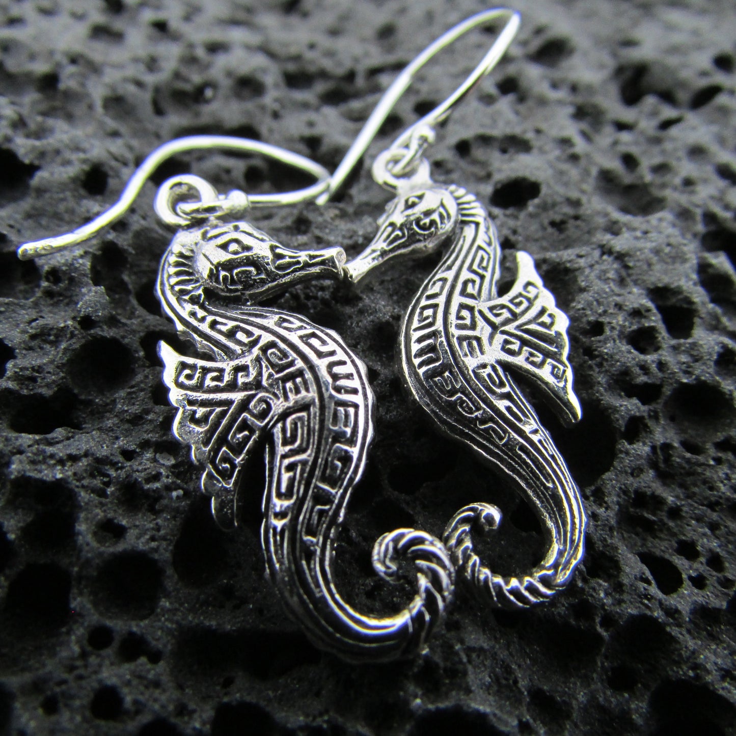 Seahorse Earrings Small | Sterling Silver | Ocean | Beach | Gift | Jewelry | Handmade | Unique