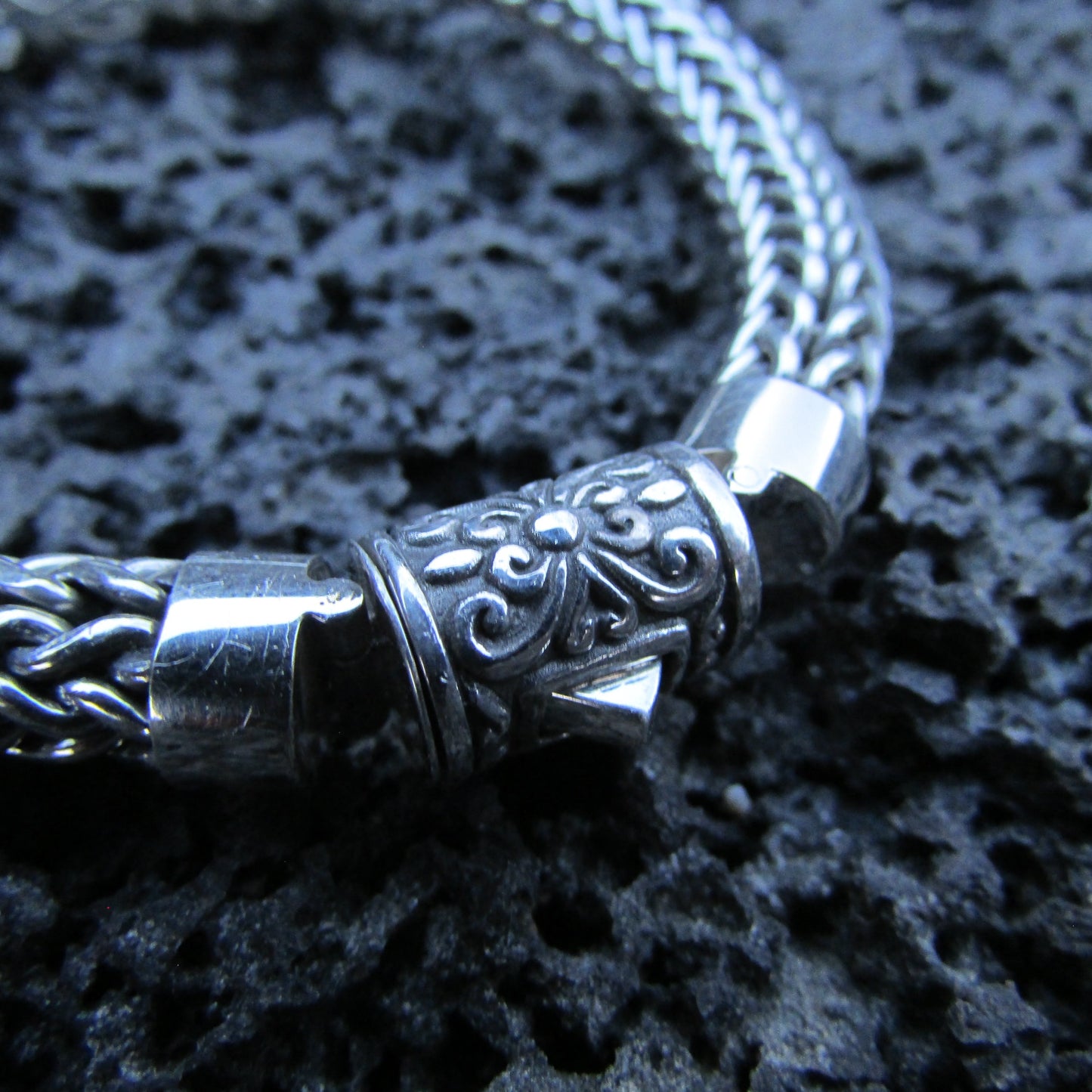Mens Bracelet Gift Silver Metal | Manta Ray | Stingray | Turtle | Hawaii | Big Island