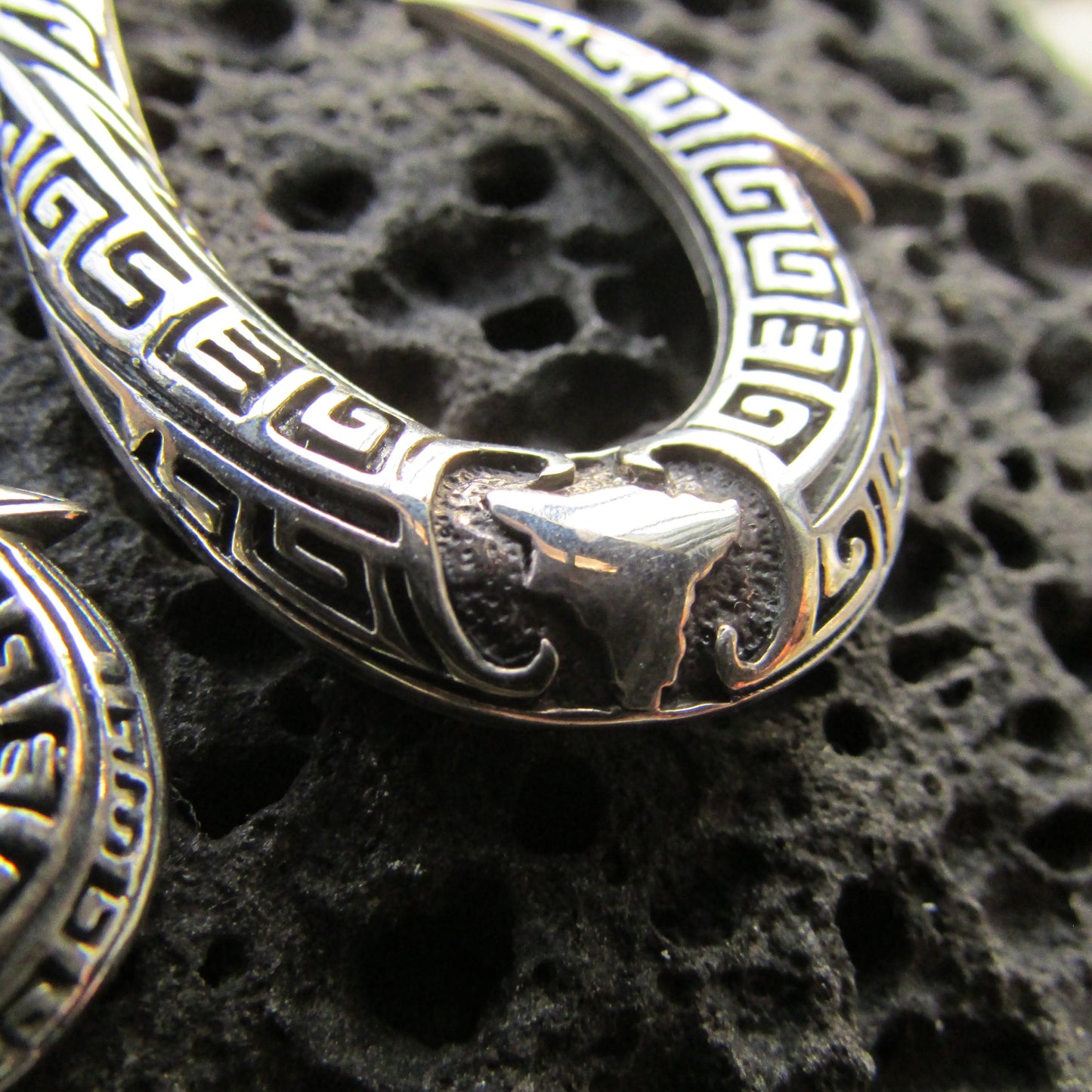 Fishing Hook with Hawaii's Big Island Shape | Sterling Silver | Ocean | Beach | Gift | Jewelry | Handmade | Unique