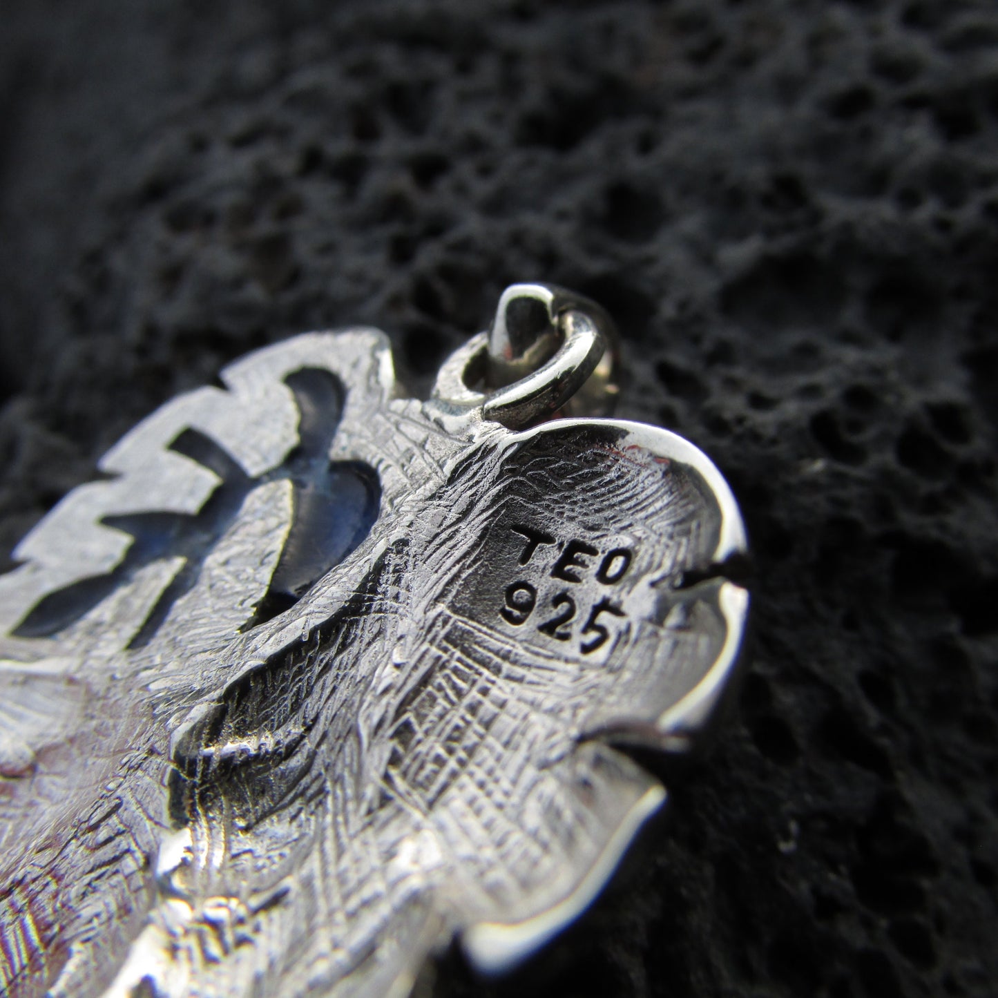 Monstera Leaf Flower Pendant Necklace | Paua Abalone Shell | Sterling Silver | Gift | Jewelry | Handmade | Unique