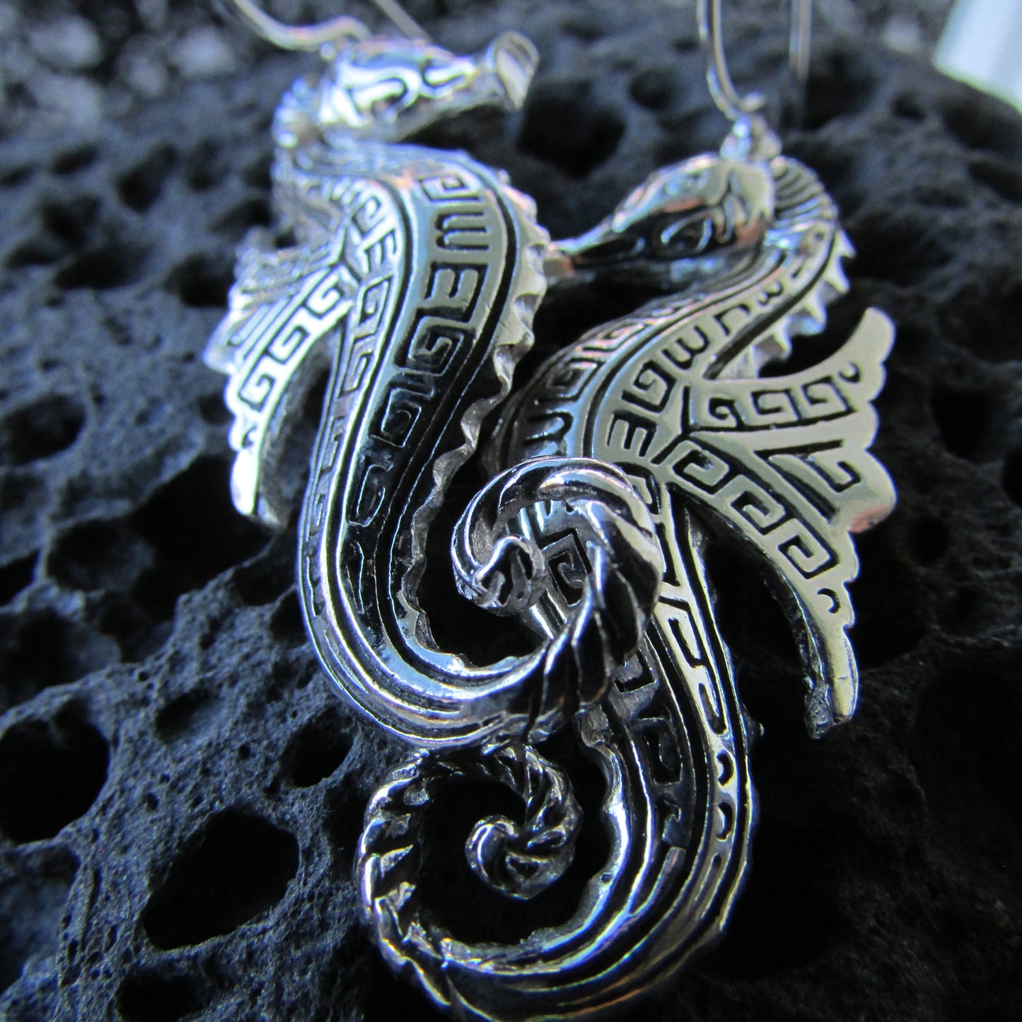 Seahorse Earrings | Sterling Silver | Ocean | Beach | Gift | Jewelry | Handmade | Unique