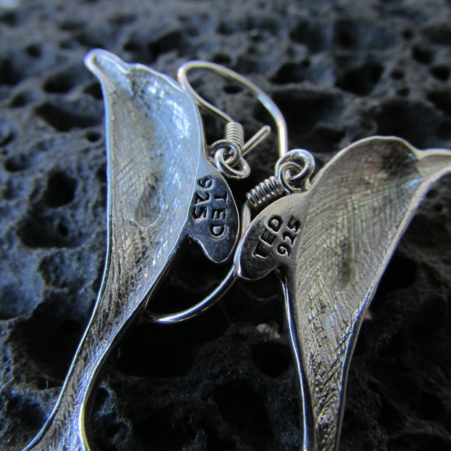 Dolphin Earrings Large | Sterling Silver | Ocean | Beach | Gift | Jewelry | Handmade | Unique