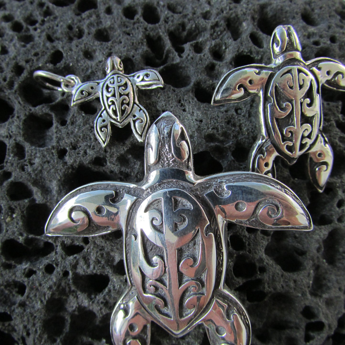Turtle Necklace Pendant | Sterling Silver | Ocean | Beach | Gift | Jewelry | Handmade | Unique