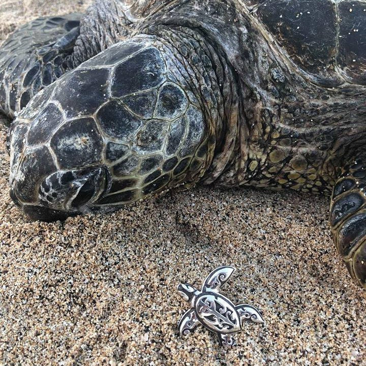 Sea Turtle Necklace Pendant | Sterling Silver | Ocean | Beach | Gift | Jewelry | Handmade | Unique