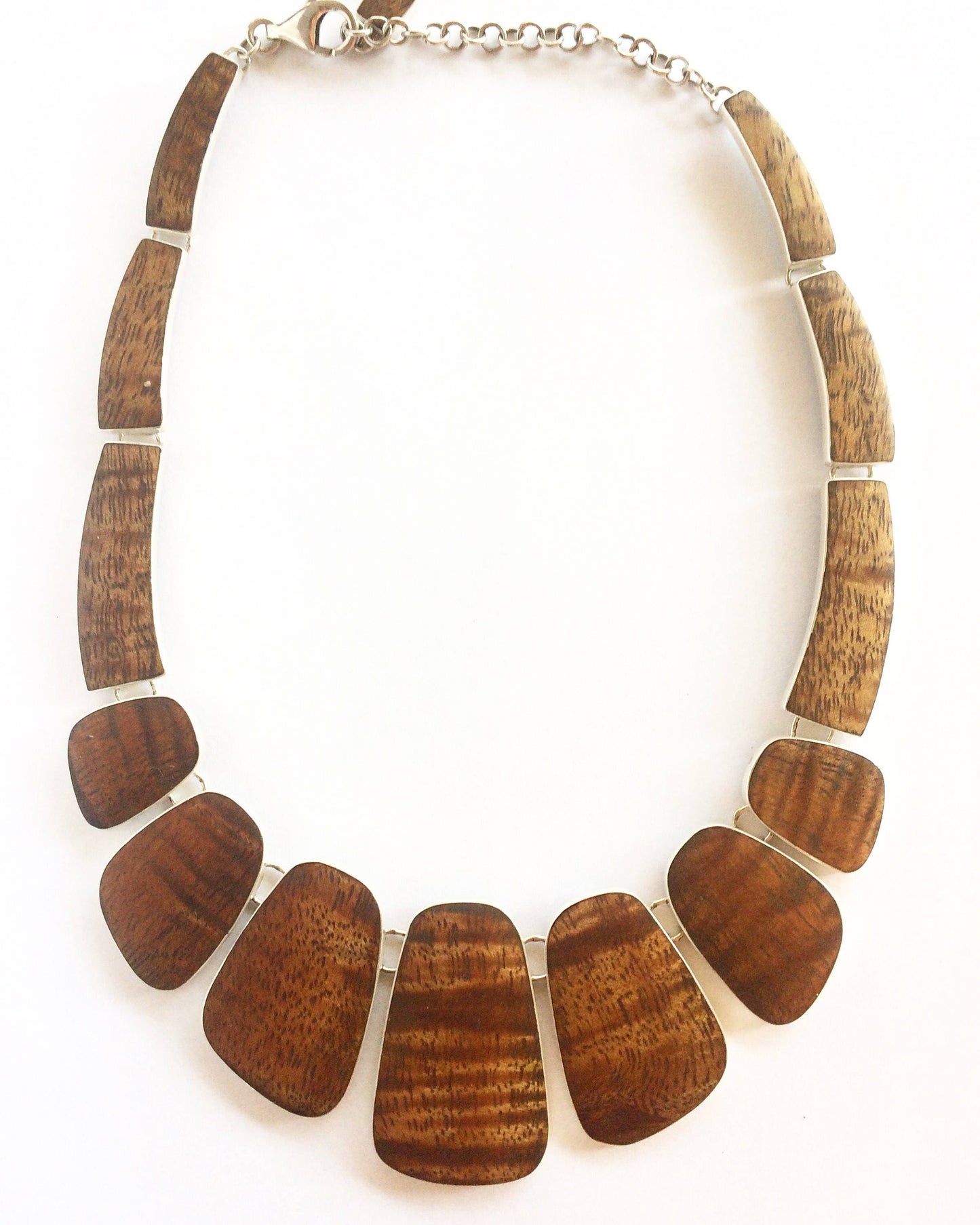 Rare Hawaiian Koa Wood Necklace | Collar