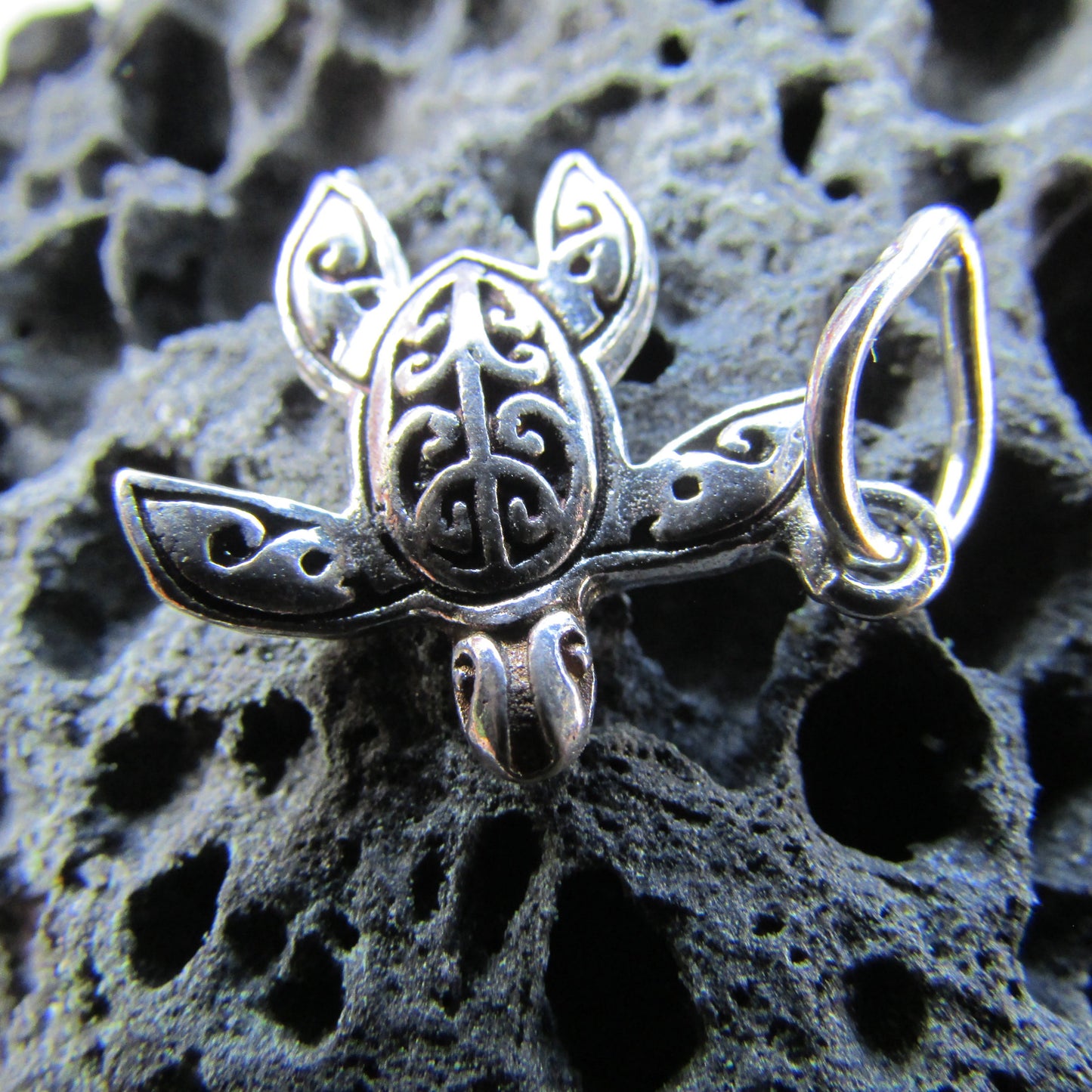 Turtle Necklace Pendant | Sterling Silver | Ocean | Beach | Gift | Jewelry | Handmade | Unique