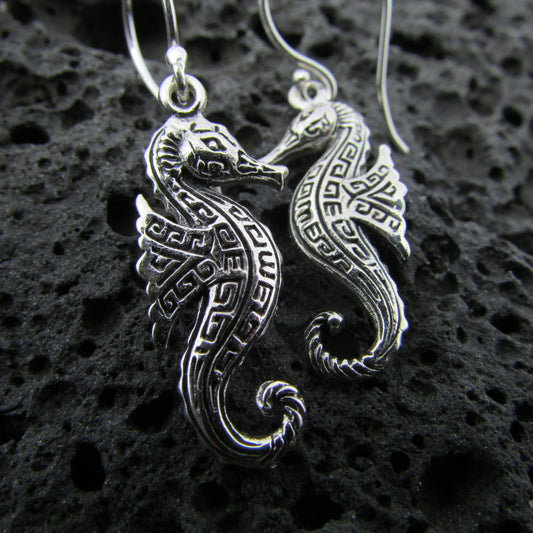 Seahorse Earrings Small | Sterling Silver | Ocean | Beach | Gift | Jewelry | Handmade | Unique
