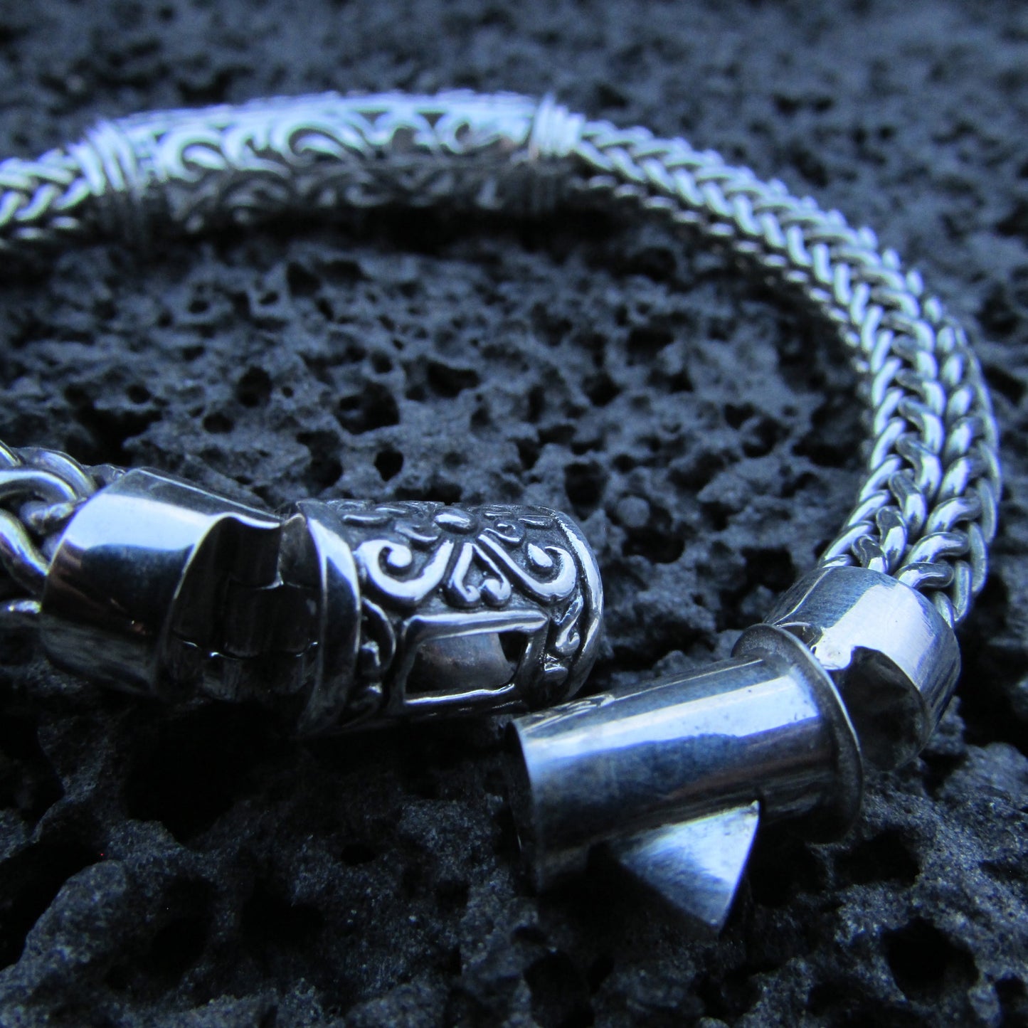 Mens Bracelet Gift Silver Metal | Manta Ray | Stingray | Turtle | Hawaii | Big Island