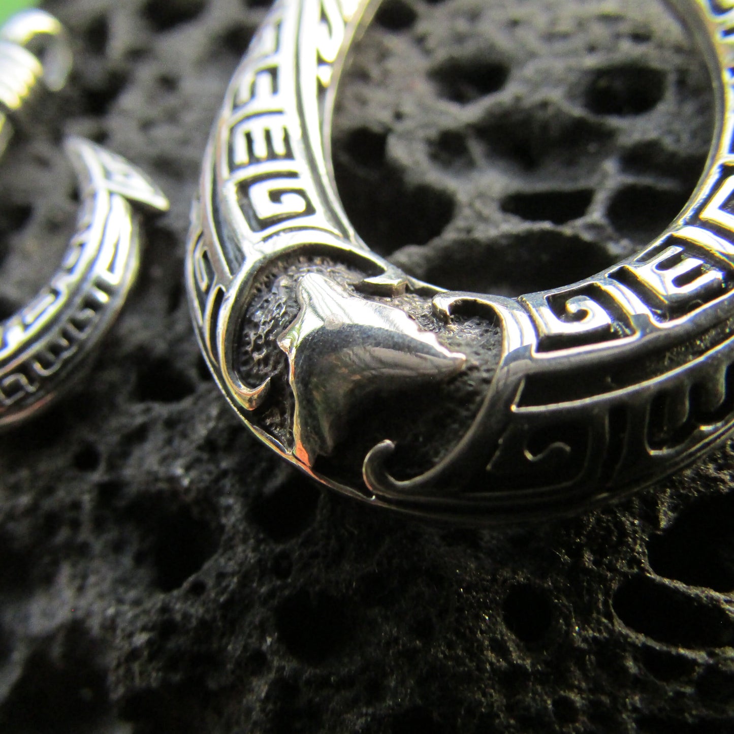 Fishing Hook with Hawaii's Big Island Shape | Sterling Silver | Ocean | Beach | Gift | Jewelry | Handmade | Unique