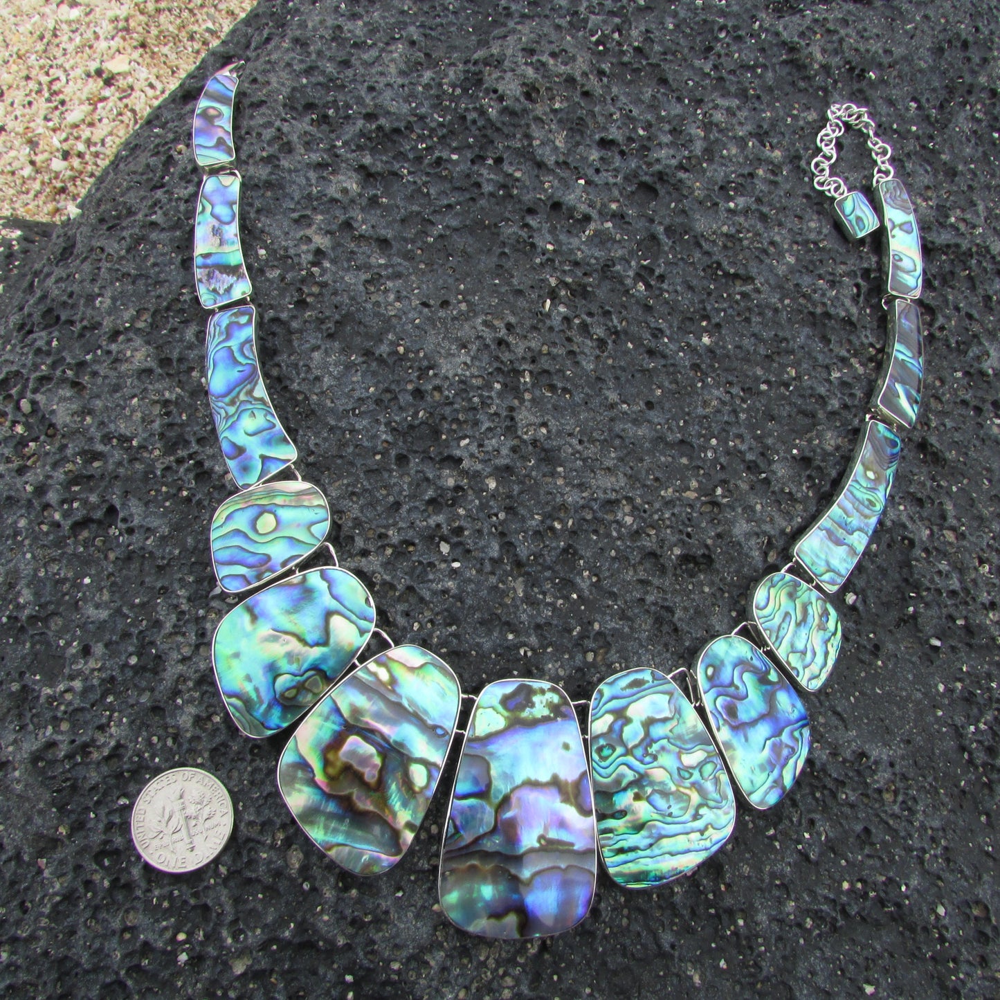 Abalone Paua Shell Necklace Collar