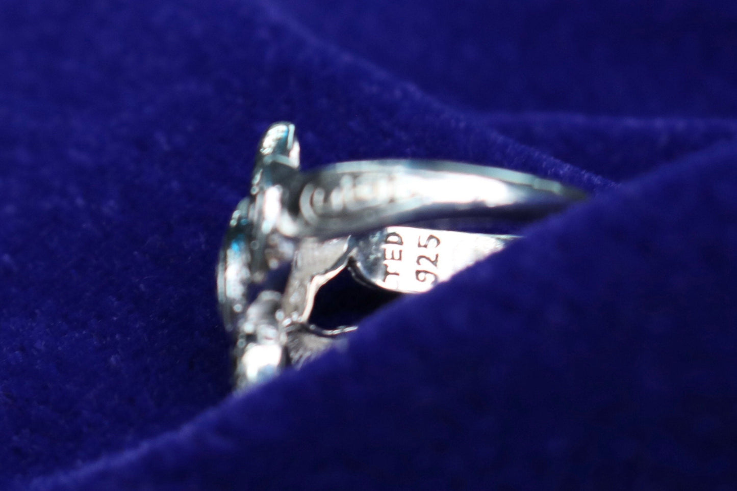 Turtle Ring Tribal Polynesian Hawaiian Tattoo Design Honu. Sterling Silver.