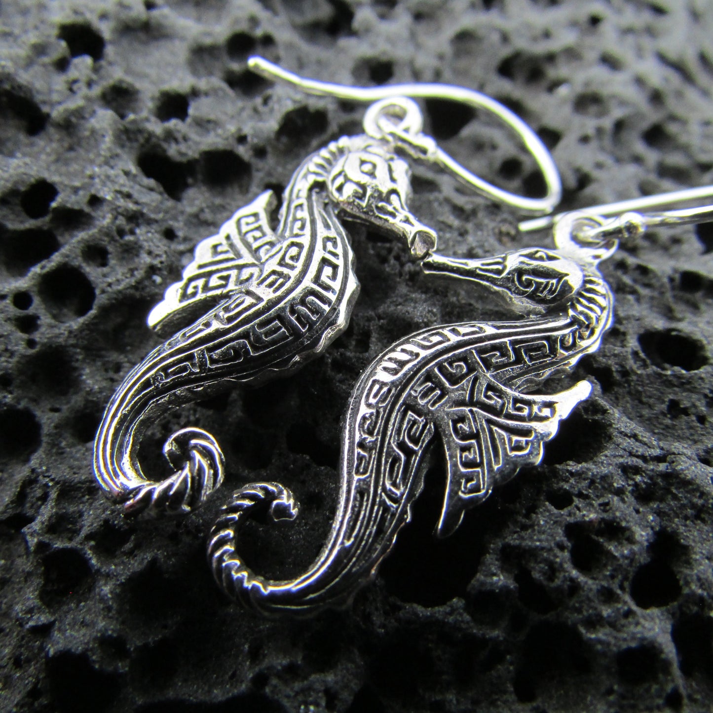 Seahorse Earrings Small | Sterling Silver | Ocean | Beach | Gift | Jewelry | Handmade | Unique