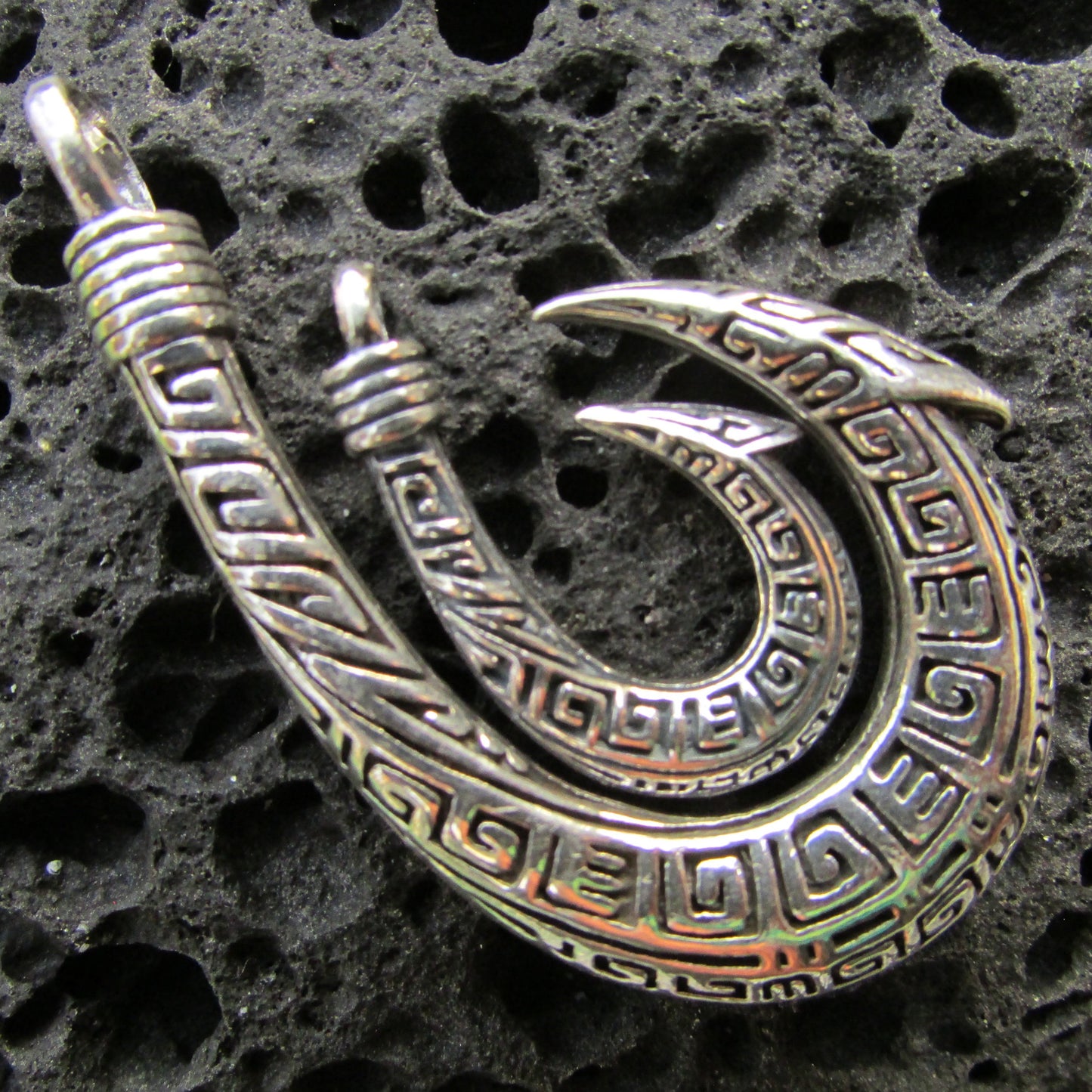 Fishing Hook Necklace Pendant | Sterling Silver | Ocean | Beach | Gift | Jewelry | Handmade | Unique