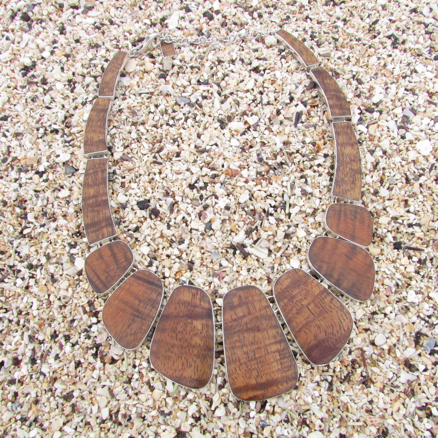 Rare Hawaiian Koa Wood Necklace | Collar