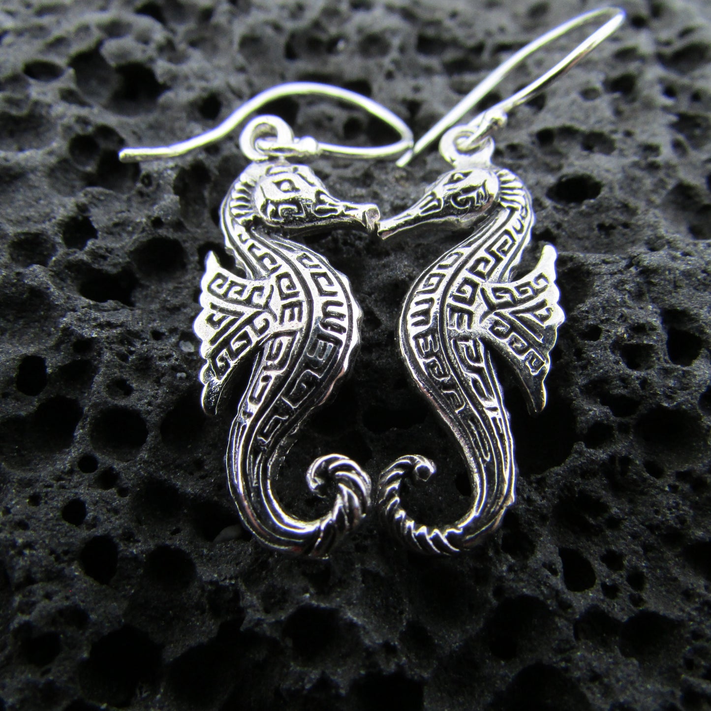 Seahorse Earrings Small | Sterling Silver | Ocean | Beach | Gift | Jewelry | Handmade | Unique