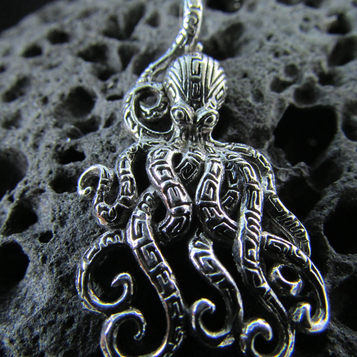 Octopus Pendant Necklace | Sterling Silver | Ocean | Beach | Gift | Jewelry | Handmade | Unique