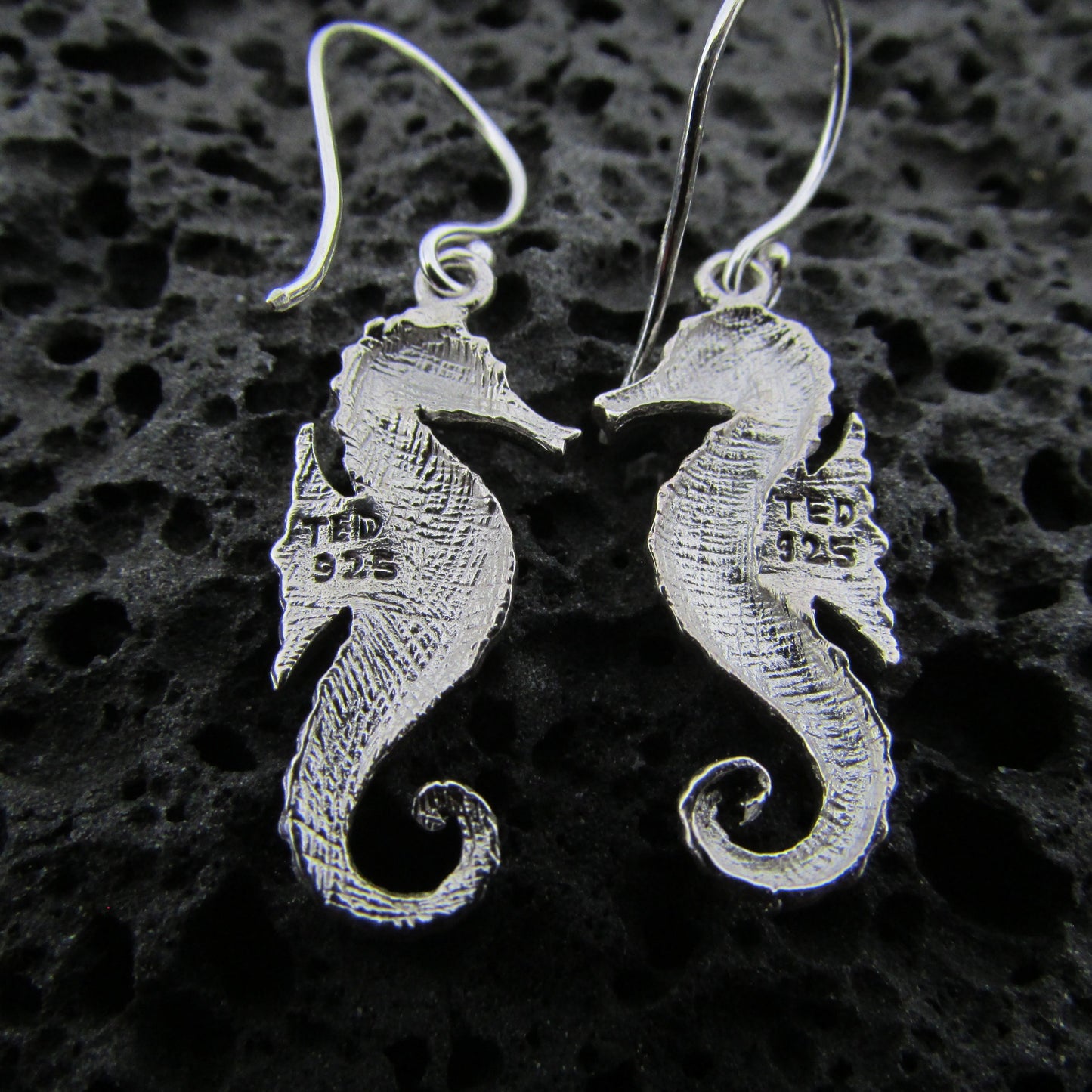 Seahorse Earrings Small | Sterling Silver | Ocean | Beach | Gift | Jewelry | Handmade | Unique