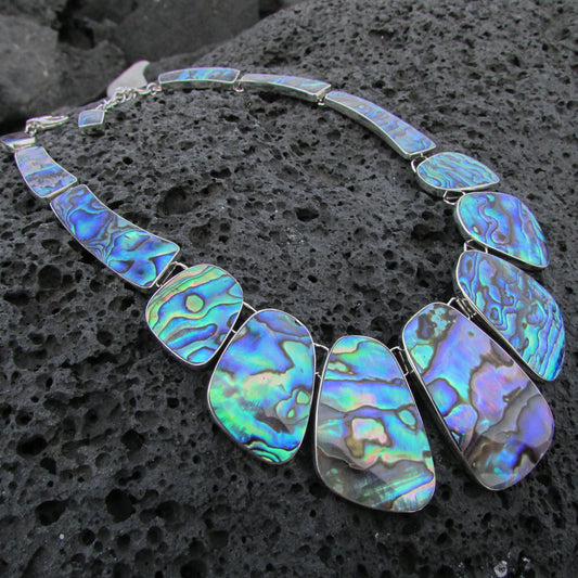 Abalone Paua Shell Necklace Collar