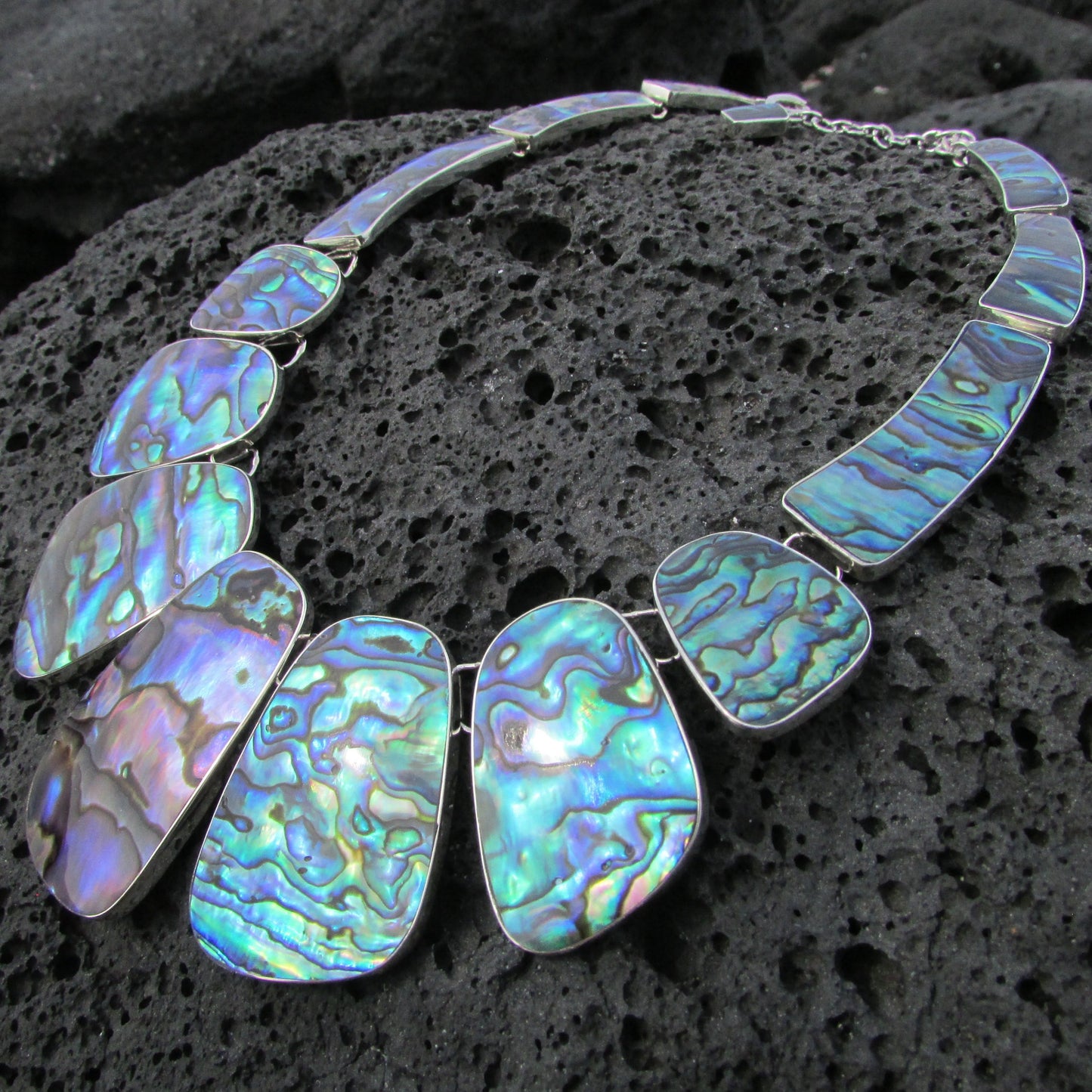Abalone Paua Shell Necklace Collar