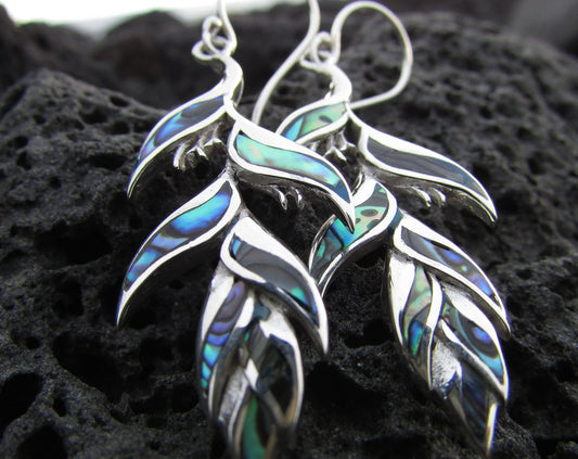 Heliconia Flower Earrings